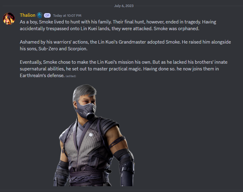 So about MK1 Sub zero