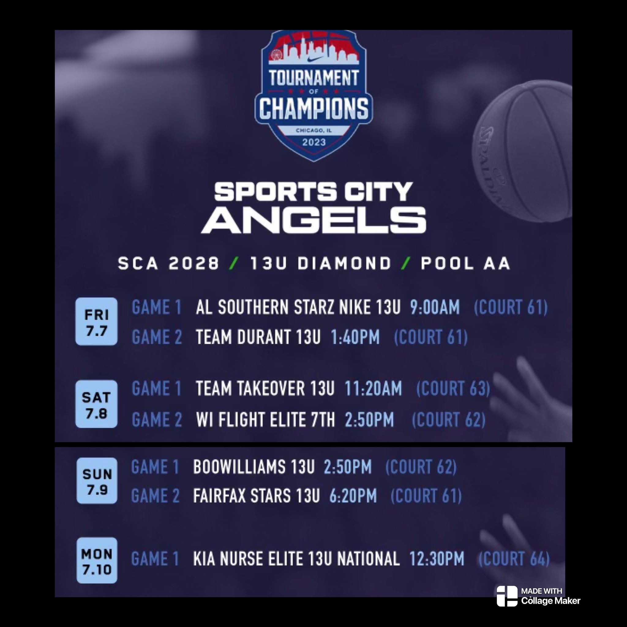 Ryleigh Thrapp on Twitter "Nike Tournament of Champions Schedule SCAYouth_OH OHSgbball https