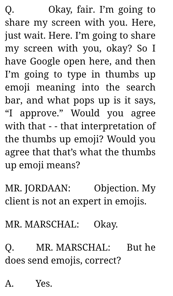 gkmaitland's tweet photo. What might be one of the most amazing objection and follow up question I have ever seen.

From South West Terminal Ltd. v Achter Land, 2023 SKKB 116

https://t.co/FApGdRMSeO

#SKKB #canpoli #ContractLaw #emoji #ThumbsUp👍 https://t.co/UWuC538qOJ