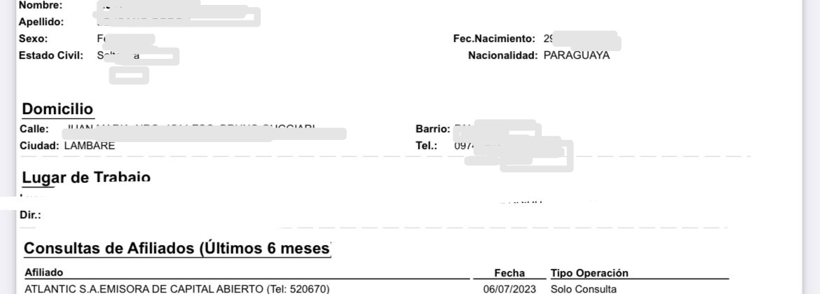enriqueopezarc's tweet photo. Sres Empresa Atlantic SAECA!
Está prohibido por ley mirar Informconf p/ empleo!
Ya le confirmaron el empleo a la ciudadana le pidieron docs y le dijeron dónde debía hacerse analisis !
Hoy 6/Julio le sacan Informconf y no le contratan!
Pediremos la multa de 100 millones para uds ! https://t.co/PqoCV8TZw3