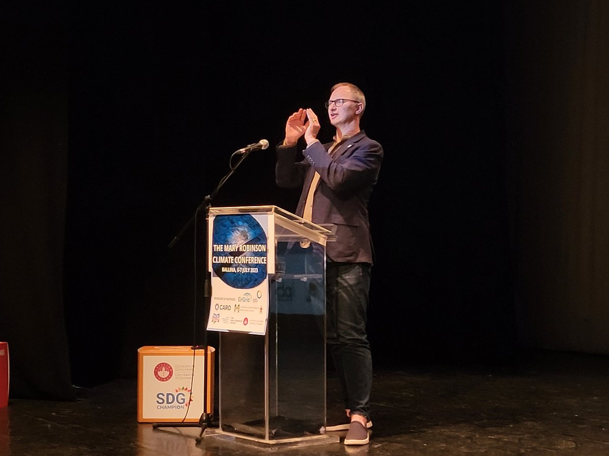 NickJDoran's tweet image. A dedicated &amp;amp; committed-2-change panel of expert speakers inc. #MaryRobinson 2day at #MRCC23 #MaryRobinsonClimateConference @MaryRobinsonCtr had stark messages. We need to be in crisis mode. We did it for #Covid19 we need to do it 4 the #ClimateCrisis, 4 our future. #Saolta #GCE