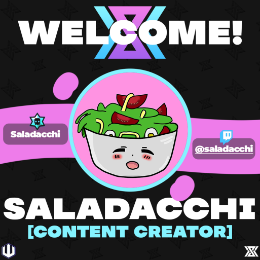 SwayCompetitive's tweet photo. Welcome @Saladacchi2  as our newest Content Creator !!!

Make sure to check out his twitch: https://t.co/AWYki7VaM2

Sway Discord: https://t.co/LxUUj0JvkK https://t.co/QyvCOCrh9w