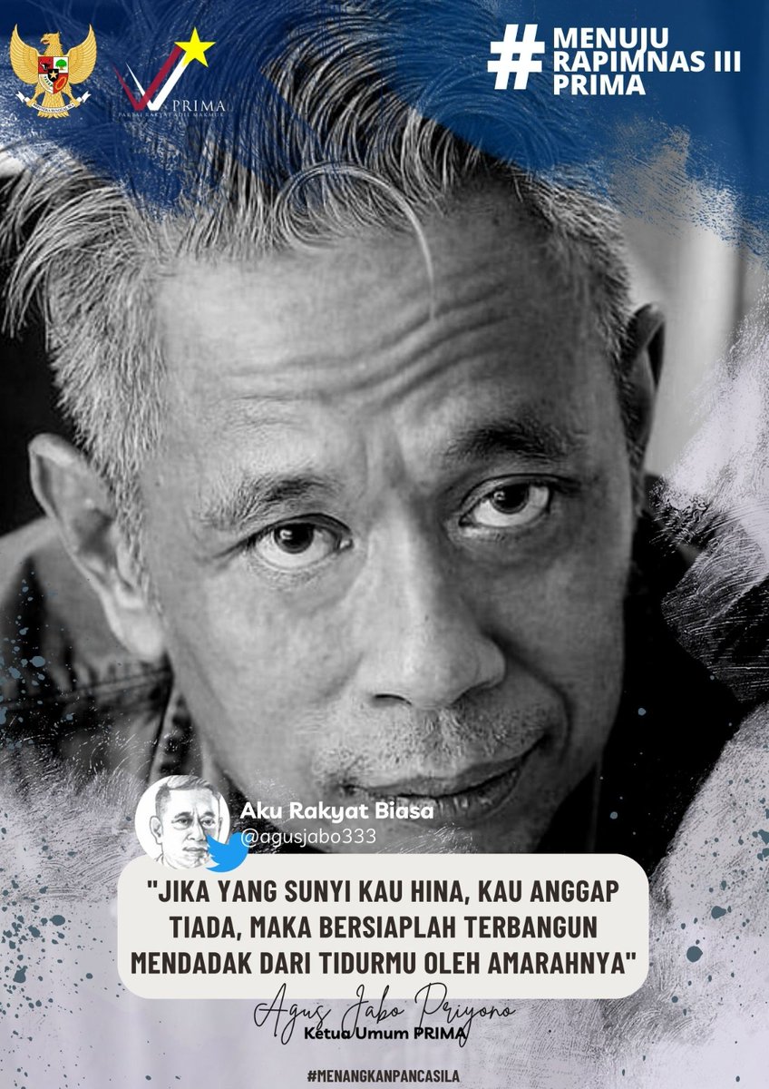 Bersiaplah..

#PartaiRakyatAdilMakmur
#PartainyaRakyatBiasa
#MenangkanPancasila
#IndonesiaPRIMA
#DPWPRIMAKepulauanRiau