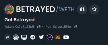 Betrayed Official tweet media
