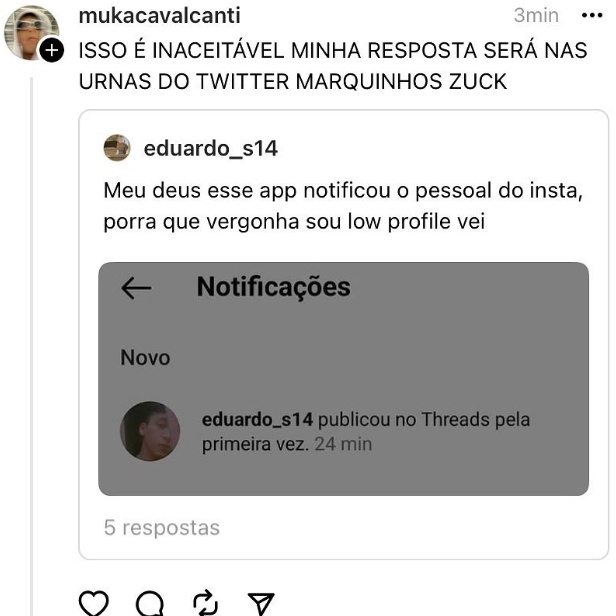 00i2300's tweet photo. esquece logo logo sua família te encontrará no Twitter 2 e verá sua foto da barbie no perfil LKKKKKKKKKKKKKKKK o terror dos terrores #Threads #InstagramThreads https://t.co/G9EesTj9pI