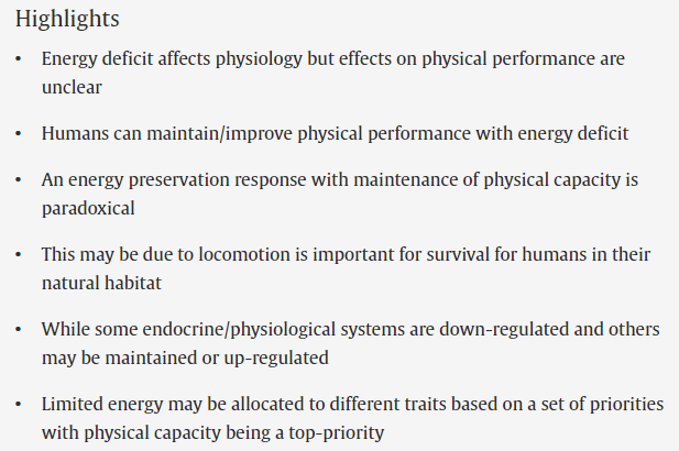 DrMyohead's tweet photo. Physical performance during energy deficiency in humans: An evolutionary perspective

From @jlAreta in @eimeardol @Sale_ExNut &amp; @mikehedrick510 Special Issue titled "Athletes of the Animal Kingdom: Exercise Insights fm Comparative &amp; Evolutionary Biology"

https://t.co/pvrH5OE04I https://t.co/el656Be0Yt