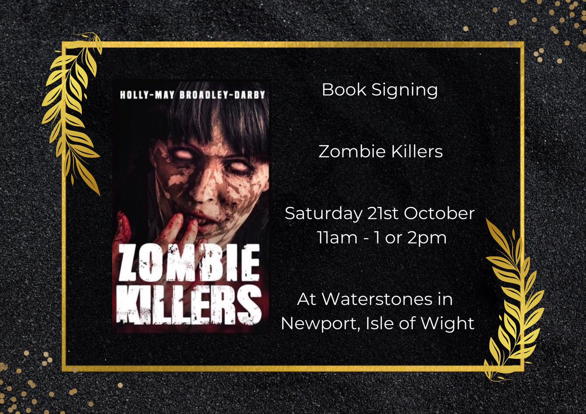 🎉 Book signing for Zombie Killers at Waterstones, IOW
#author #bookcommunity #writingcommunity #booklovers #booksta #booktok #bookaholic #bookaesthetic #zombiekillers #zombies #zombiebooks #apocalypse #austinmacauleypublishers #ZombieKillersHMBD #isleofwight #waterstones