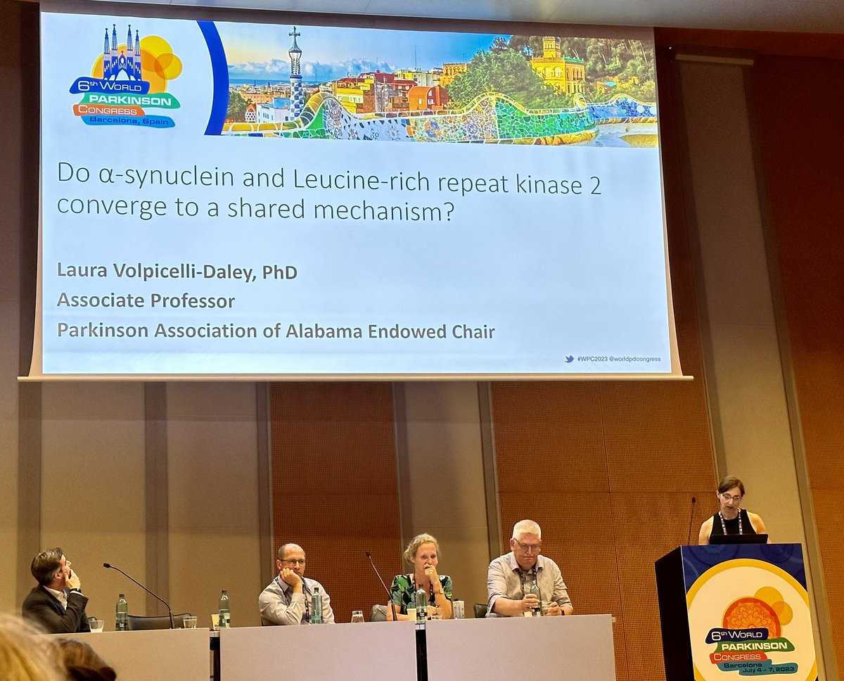 DavidStandaert's tweet image. Great talk by @lvolpic on alpha-syn/LRRK2 interactions. #WPC2023 volipicellidaleylab.org