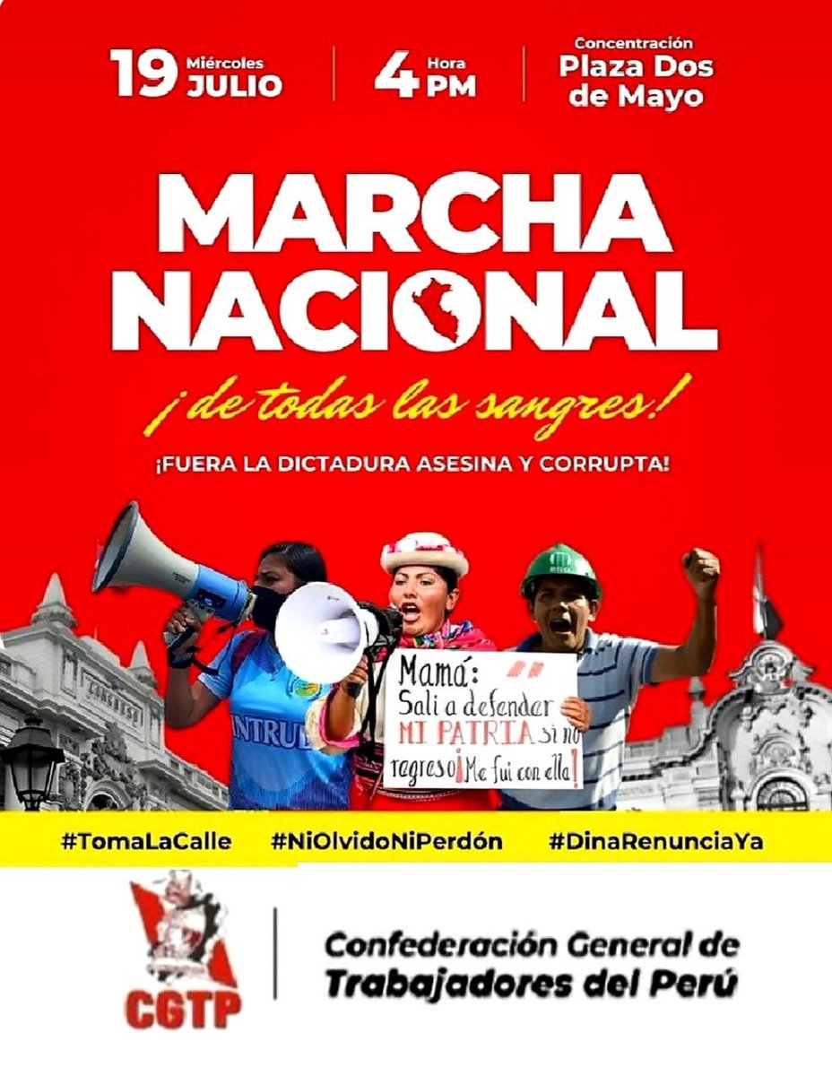 Vamos 💪 todos al llamado de Patria 🇵🇪.
