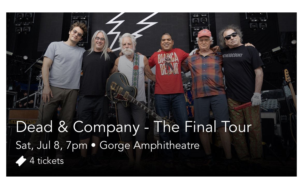 fob144's tweet photo. Bucket list venue.
Headed to the Gorge for 2 shows. #missingJerry https://t.co/W8DpZsZ3jz