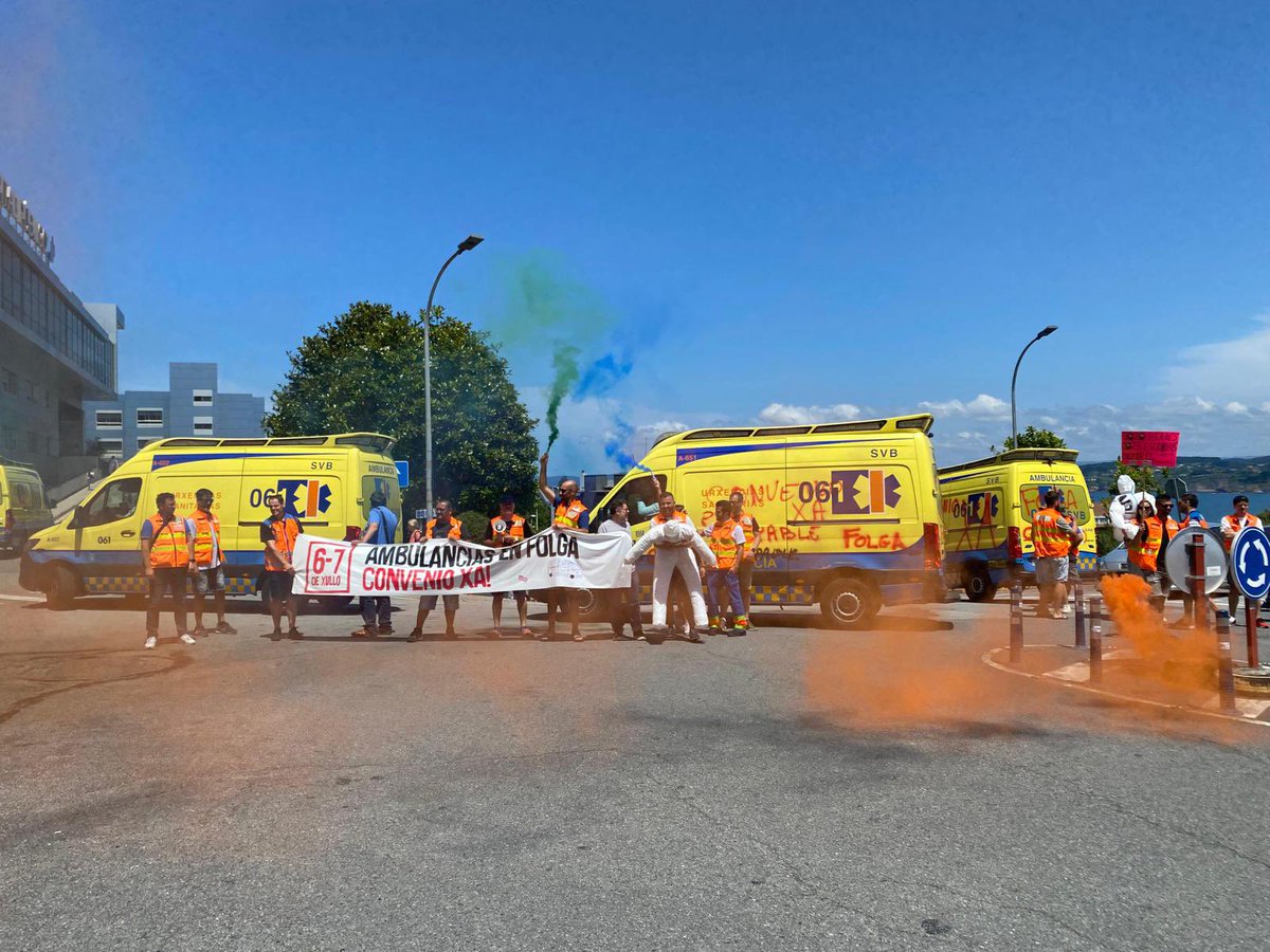 <a href="/RadioNordes/">Radio Nordés SER</a> <a href="/EAmbulancias/">CC.OO.ambulancias Coruña-Costa da Morte</a> <a href="/rne/">Radio Nacional</a> <a href="/RadioCoruna/">Radio Coruña Cadena SER</a> <a href="/Radio_Voz/">RadioVoz</a> <a href="/vocescoruna/">Voces de A Coruña</a> <a href="/lavozdegalicia/">La Voz de Galicia</a> <a href="/laopinioncoruna/">La Opinión A Coruña</a> <a href="/idealgallego/">El Ideal Gallego</a> 
AMBULANCIAS EN FOLGA: