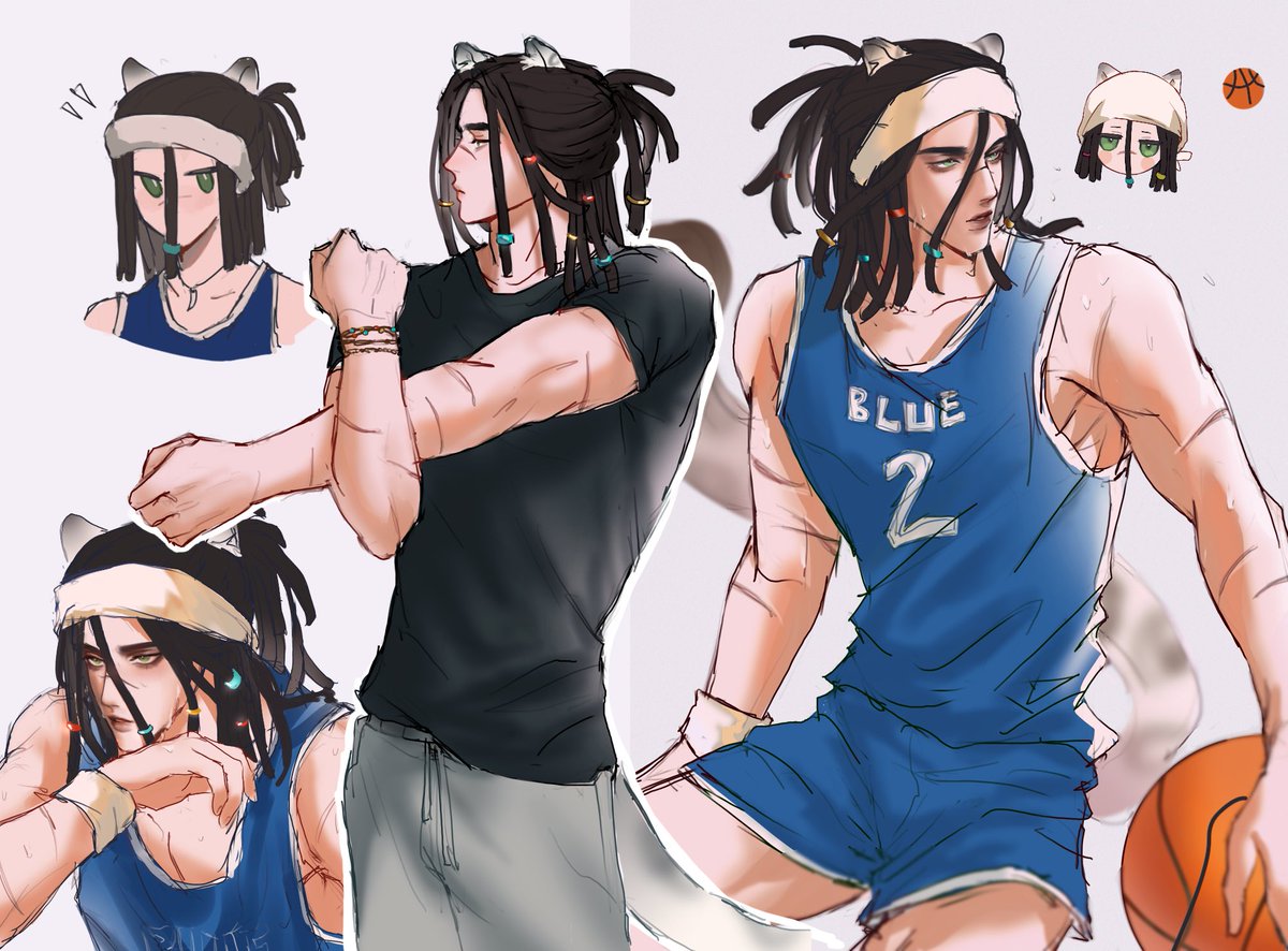 qazir_szn's tweet photo. #SportsDaySZN 
#BlueSZN

(ย้อนหลังวันแข่งสักโหน่ย🏀) https://t.co/N1g7ppZOMa
