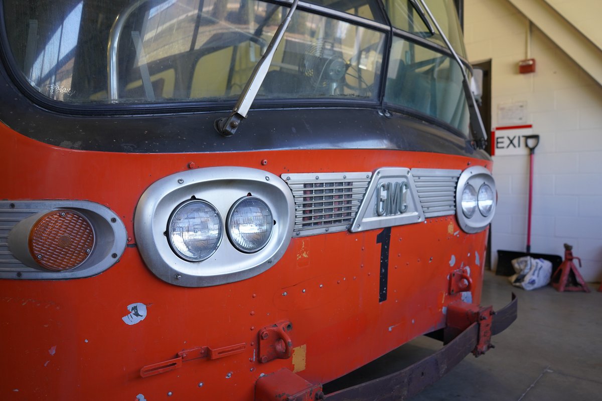 CATABUS's tweet photo. Throwing it back to the good ol' days with CATA's CentreLine #1 bus! ππ¨ After years of being out of commission, our talented garage team recently brought this classic ride back to life. #CATABUS #ThrowbackThursday https://t.co/B9EZHAmIxE