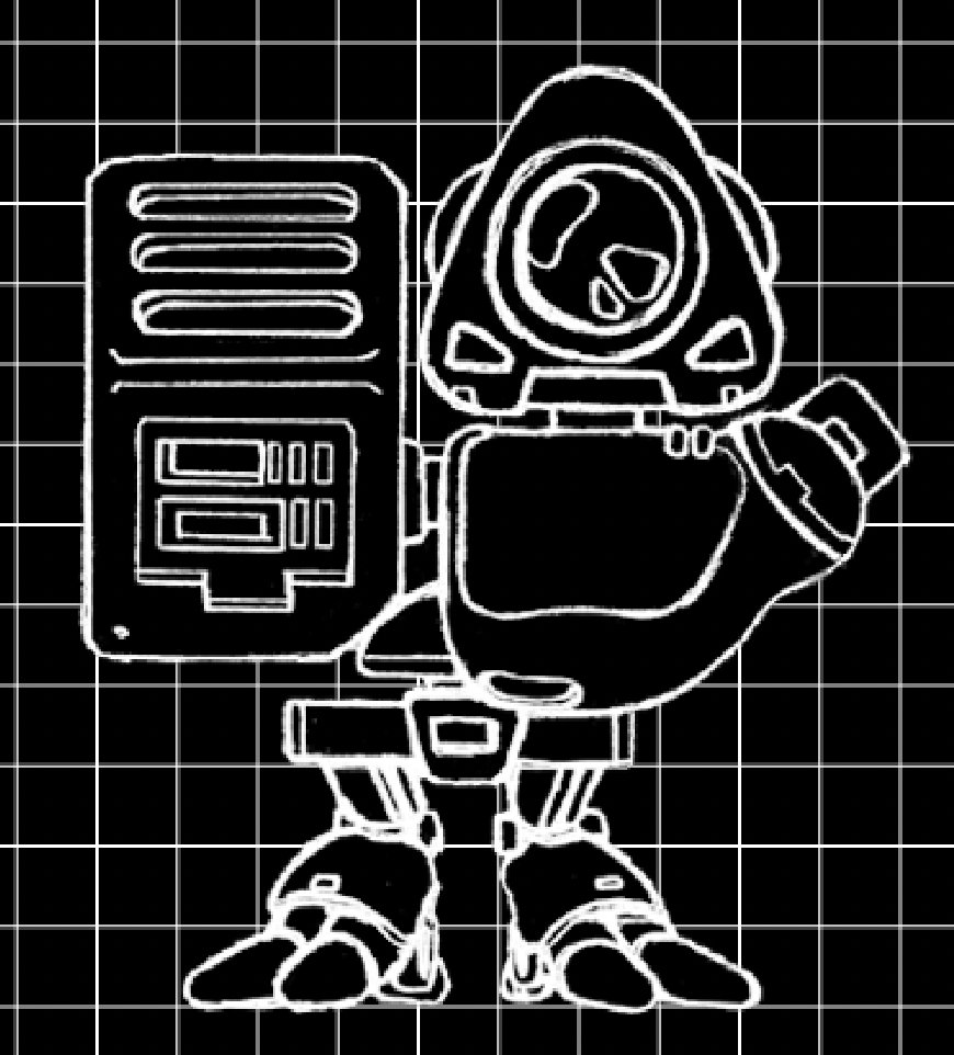 chidach's tweet photo. Petit、旧サイトのを下地に３面図を起こしてたんだけど、いま一度元絵を確認したら腰回りとか脚部とか全く違うでやんの…

なので、下半身は全部描き直してます。
作業ぜんぜん進まねえぇw😅

#SDスナッチャー
#SDSnatcher https://t.co/6EWZjdHx7n