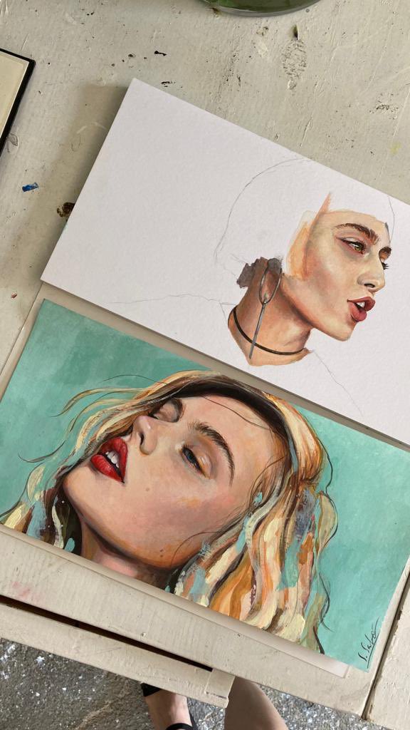 artsarasabe's tweet photo. Qualsevol retrat es situa en la confluència d’entre un somni i una realitat / Cualquier retrato, se sitúa en la confluencia de un sueño y una realidad #retrato #arte #feminidad #enpoderamiento https://t.co/fVWnQiXFSF