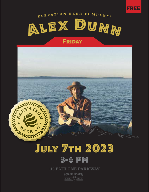 Don't miss tomorrow's matinee live performance! <a href="/al/">َ</a>.ex.dunn will be serenading the taproom from 3pm 'till 6pm. See you then!
