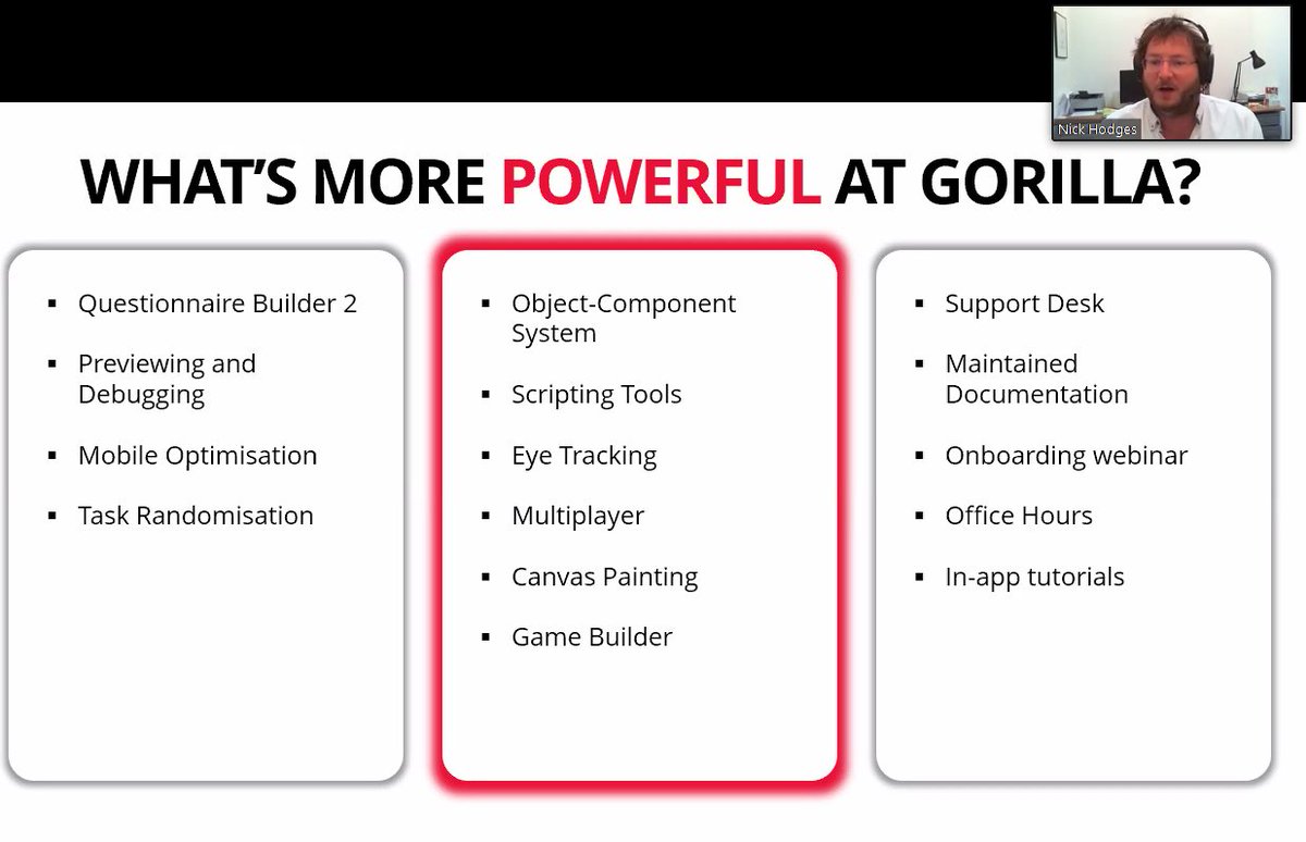 BeOnlineConf's tweet image. Gorilla Experiment Builder is a powerful and easy to use platform for #online #behavioural #research. Join Nick @nikoraisu from @GorillaPsyc to see the latest innovations in Gorilla, from simple workflow improvements to powerful new features! 🚀🚀🚀