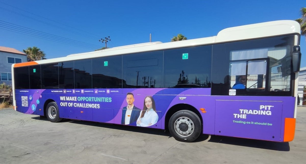 TheTradingPit_'s tweet photo. Spreading TTP Vibes across Limassol! Catch it if you can!
Bus 30 certainly passes the purple check 💜
#PurpleBus #TTPBus #TTPVibes #TTP #TheTradingPit https://t.co/oN20I9d8Br