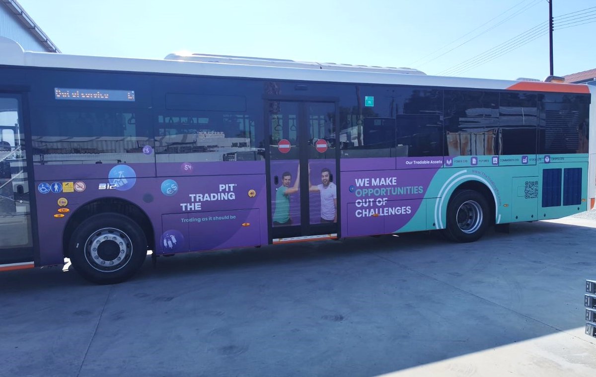 TheTradingPit_'s tweet photo. Spreading TTP Vibes across Limassol! Catch it if you can!
Bus 30 certainly passes the purple check 💜
#PurpleBus #TTPBus #TTPVibes #TTP #TheTradingPit https://t.co/oN20I9d8Br