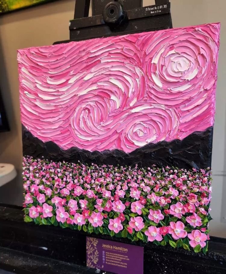 pink skies