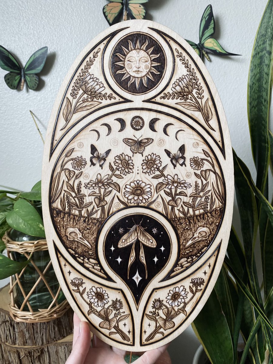 artbykmf_'s tweet photo. All I want for my birthday is for you to rt my wood burning art.
pls &amp; thank u 🖤✨
Use code BDAY26 for 26% off your order! https://t.co/kCdvCN9Pnf