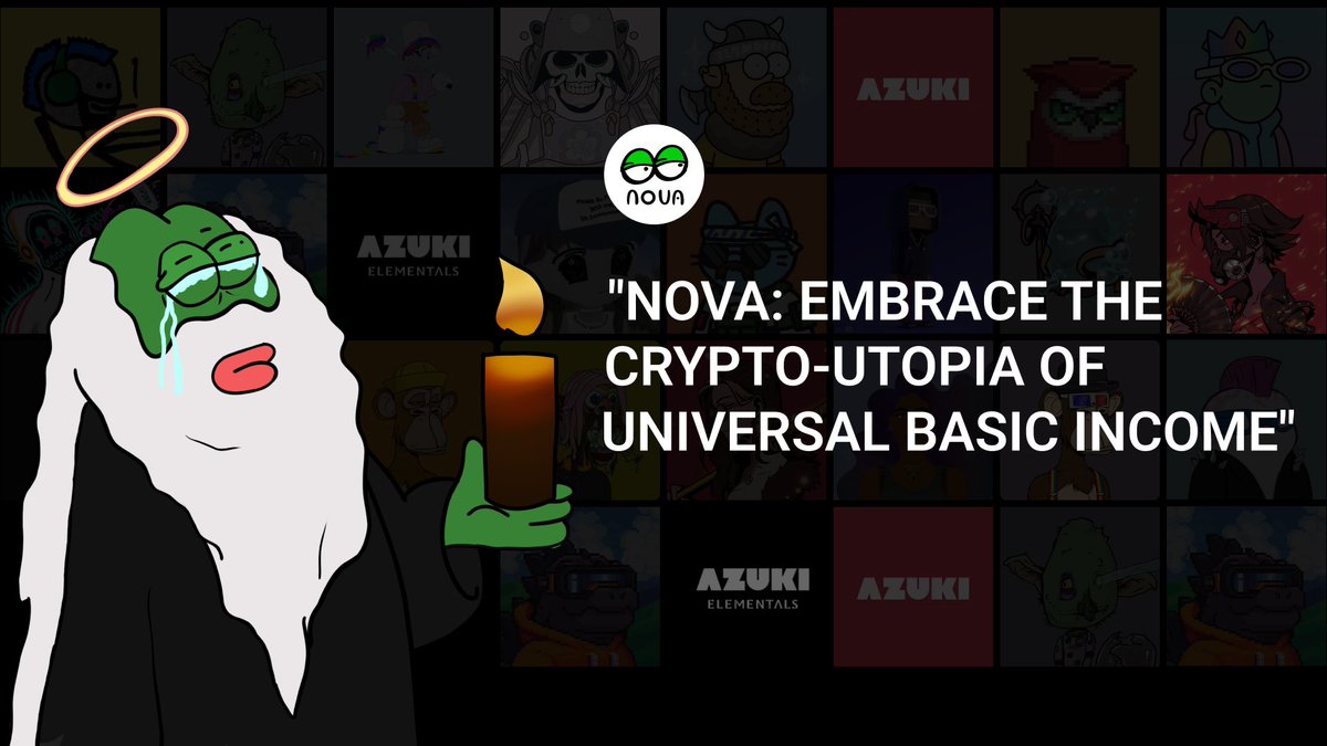 CryptoWhale1988's tweet photo. gm everyone!☕️☀️

Introducting you to @NovaUBI 🔥

Nova is more than just a meme on the Ethereum blockchain; it represents an innovative social experiment embodying the essence of Universal Basic Income (UBI) within a crypto-utopia. https://t.co/CgE4OfI57K