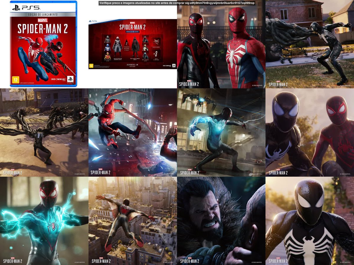 consolebipolar's tweet photo. Jogo Marvel s Spider-Man 2: PS5, Edio de Lanamento

😃 REDUZIU e CUSTA: R$ 299,90 (-4.79%) 

📉 QUEDA de R$ -15,09

✔️ Menor preço desde 20/06/23

🛡️ fe5bcc0ccb4277259ddf179fc6a25943 https://t.co/PFjqSziCv5