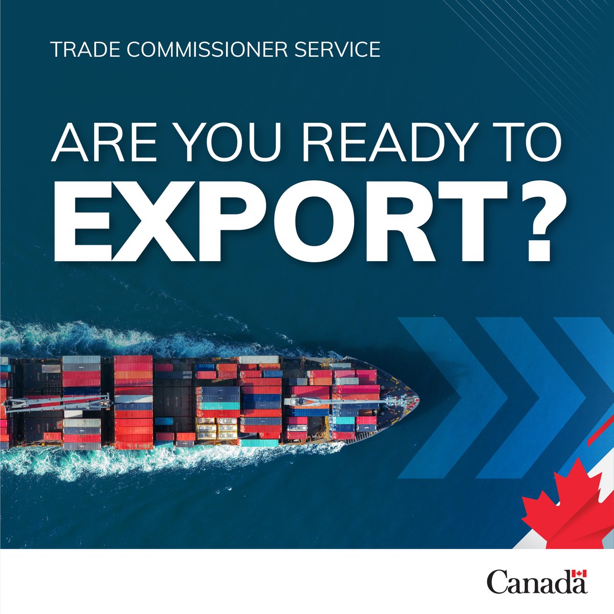 To be eligible for our services, your #CdnBiz must be ready to #export. That includes having the capacity and resources to do business internationally.  

Find out if you are ready to go global: ow.ly/jB1e50P574h