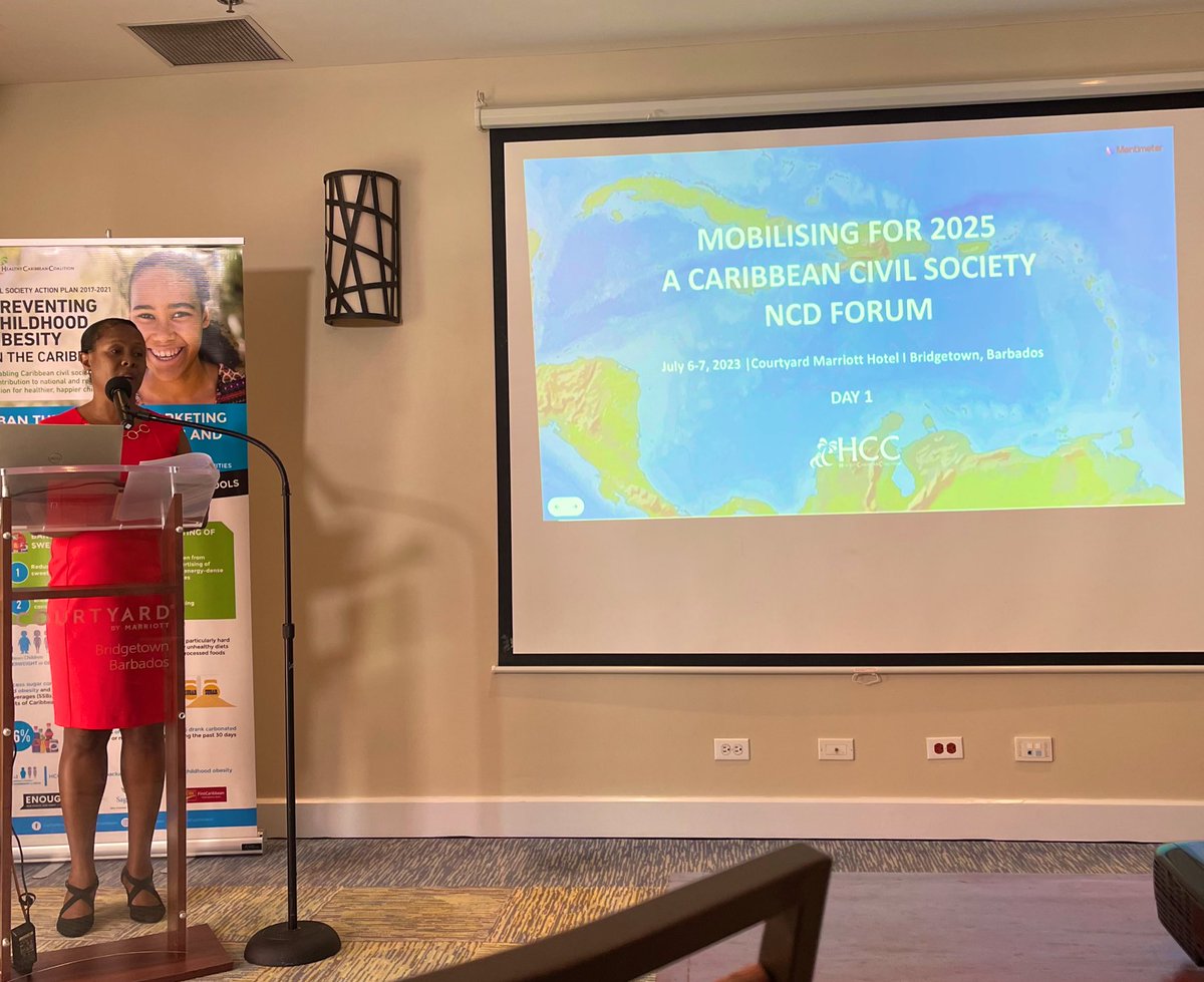 Dr. The Hon. Sonia Browne is making us reflect as we begin <a href="/HealthCaribbean/">HCC</a>’s Mobilising for 2025- A Caribbean Civil Society NCD Forum:

“Are we missing critical areas of our vision?”

And kudos for calling out soca with messaging on treating disease through rum! #NotTheWay