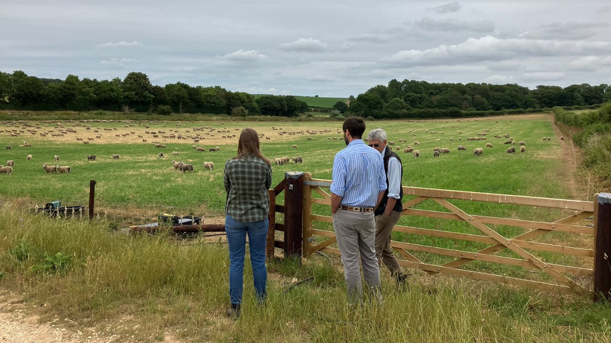 AHDB_BeefLamb's tweet photo. 🚜 Great meeting with @GrazingJames &amp; @davidpcross, our monitor farmer who has added a dairy beef enterprise to their arable and sheep operations. We saw cattle grazing GS4, efficient fencing, and a well-designed water system 💧

Find out more here 🔗https://t.co/tccBu9JSzI https://t.co/Hu1SPMmxa6