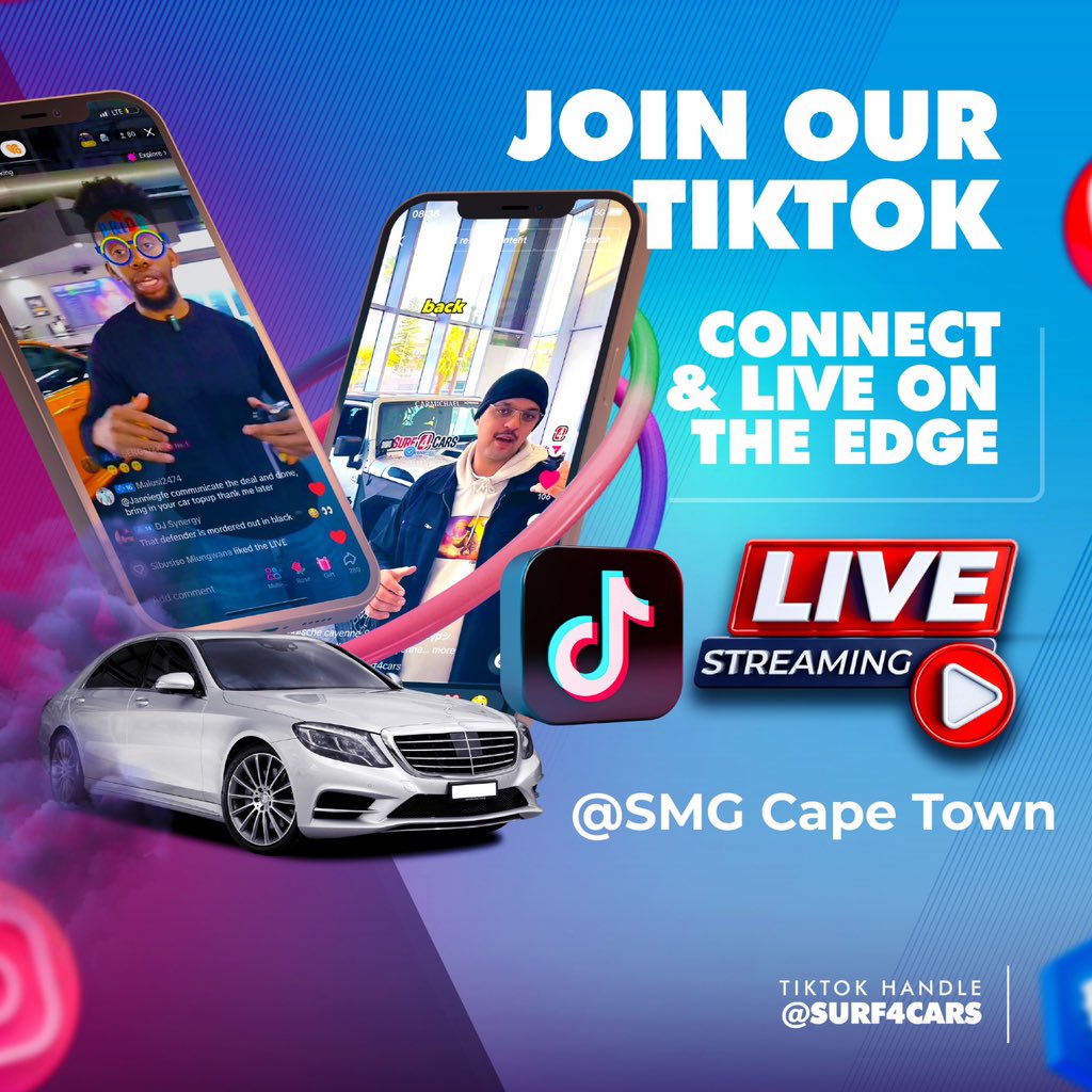 Join us tomorrow we are going live at SMG Cape Town See you there 😎😎😎😎