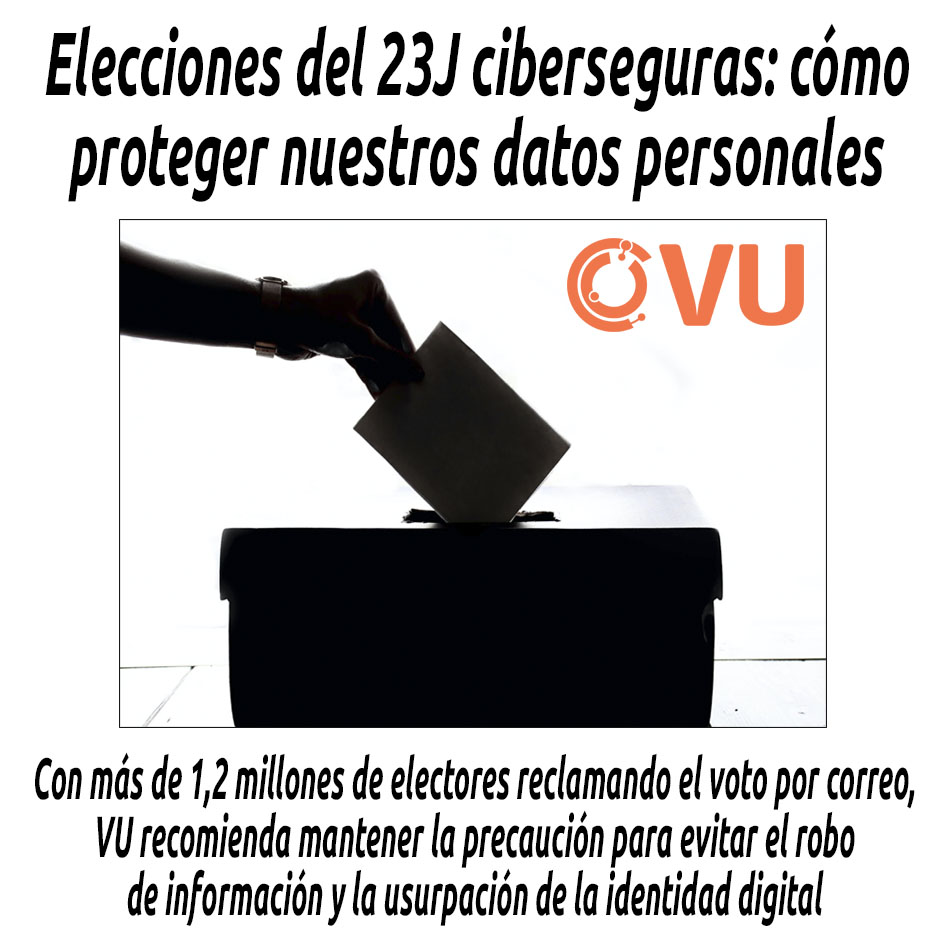 hosteleriaenvlc's tweet photo. ELECCIONES DEL 23J CIBERSEGURAS: CÓMO PROTEGER NUESTROS DATOS PERSONALES

https://t.co/1014SfB0EZ

@vusecurity #VuSecurity #HosteleriaEnValencia #SeguridadInformatica #Ciberseguridad #VerificacionDeIdentidad #Geolocalizacion #IdentidadDigital #DatosPersonales #Elecciones23J https://t.co/GfYNbijxjP