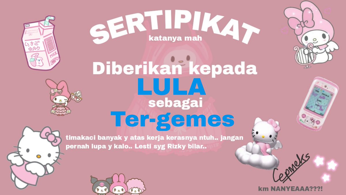 _bpjs_'s tweet image. ini ada sertripikat, tolong dijaga yah kalo perlu di print trs dilaminating buat jd berkas tambahan pas ngelamat kerjaa hihi. dilarang protes, terima aja soalnya ini yang ngedit nenek ku. jangan ngomong kasar ya soalnya hp ku di cek mamah. 💓