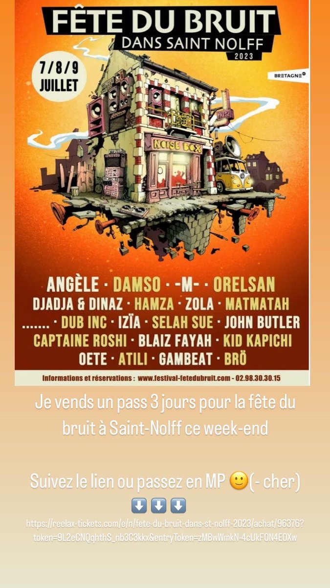 Simonn0810's tweet photo. ⚠️Passez en DM si intéressé (150 euros au lieu de 170), j’ai une place en plus, c’est ce week-end 🙂 https://t.co/t3r1bAxcJl