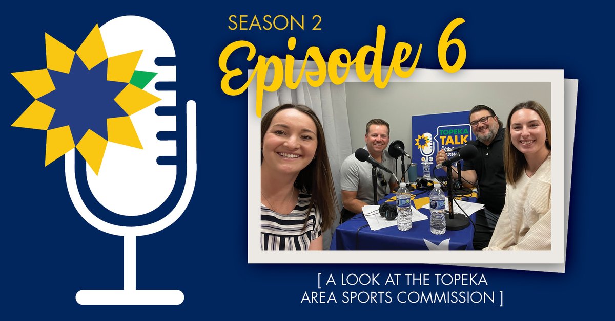 Greater Topeka Partnership (@gtpartnership) on Twitter photo Have you heard of <a href="/TopekaSports/">Topeka Area Sports Commission</a>? In the latest #TopekaTalkPodcast episode, you'll hear how this group is making moves to put the Topeka area on the map for youth and adult sports, all with an eye for inclusivity. Search Topeka Talk on your favorite podcast platform to listen! Have you heard of <a href="/TopekaSports/">Topeka Area Sports Commission</a>? In the latest #TopekaTalkPodcast episode, you'll hear how this group is making moves to put the Topeka area on the map for youth and adult sports, all with an eye for inclusivity. Search Topeka Talk on your favorite podcast platform to listen!