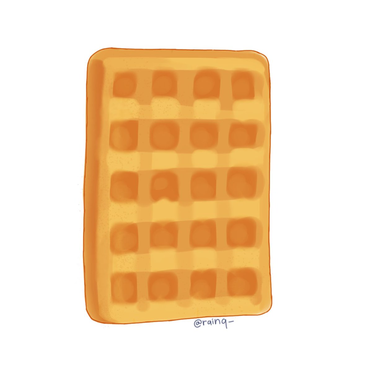 how bout yall commission me to draw food? #ArtCommission #art #waffle