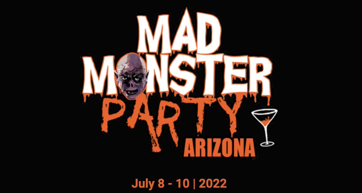 johnwayneisdead's tweet photo. I’ll be at Mad Monster Party in Phoenix this weekend! Who am I gonna see? Come party at the booth with us! https://t.co/roB3wioWoN