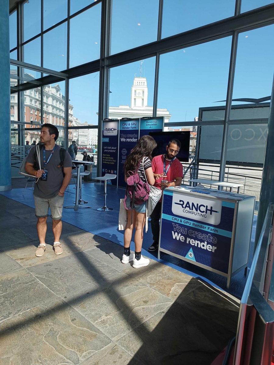 RANCHComputing's tweet photo. We're delighted to be taking part in @mundosdigitales, Come and meet us and find out how Ranch Computing can power your creative projects with our exceptional computing power.
#animation #event #team #creative #3danimation #vfx #salon #mundosdigitals #ranchcomputing #rendering https://t.co/XoxVnCe1qu