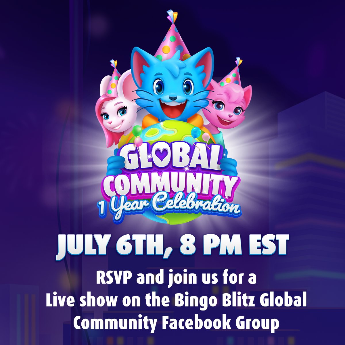 BINGO Blitz on Twitter "💥 It's now or never! The party of a lifetime