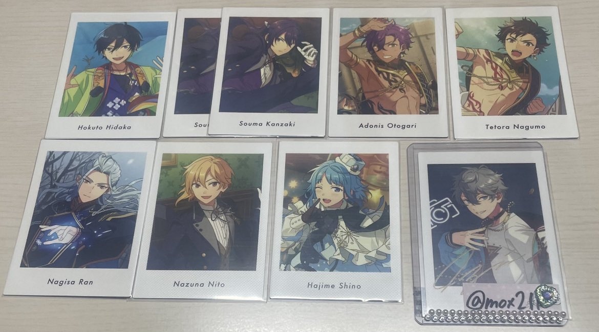 mox2ll's tweet photo. エモカ2 EMOCA2 交換 あんスタ 

譲 エモカ✧ 渉 弓弦 真 翠 鉄虎2 アドニス2 なずな2 ♡レオ ♡凛月 ♡凪砂2  ♡晃牙

ぱしゃっつ✧ 北斗  鉄虎  なずな  創   颯馬2 凪砂  アドニス 

求 ✧ エモカ！ 1 2 泉 

✧2枚〜優先/同種含めた交換
✧♡は同種のみの交換 https://t.co/vT0JXMKsHq