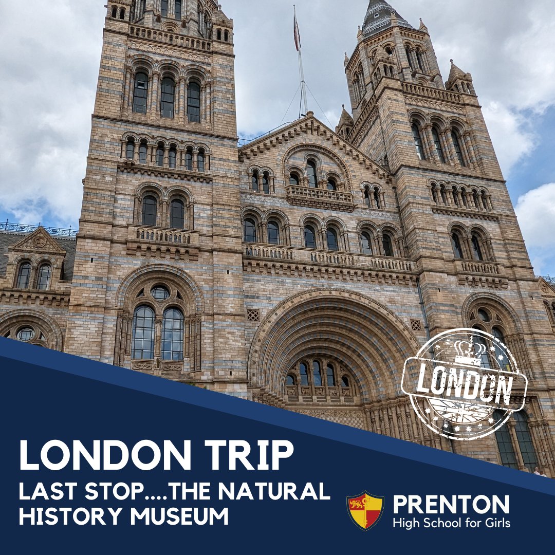 TeamPrenton's tweet photo. Prenton News: London Trip
Last stop....the Natural History Museum....what a whistle stop tour we've had!
. #prentonpersonaldevelopment https://t.co/8E94QGJqlP