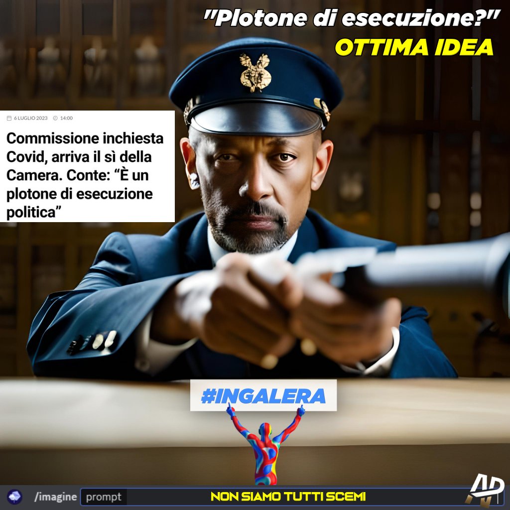AlPacifista's tweet photo. conte, quello dei 19dpcm, definisce la regolare e dovuta indagine come un #PlotoneDiEsecuzione politica.
Plotone di esecuzione?
#OTTIMAIDEA
#Norimberga2 #IsComing https://t.co/2cw2ilaVjf