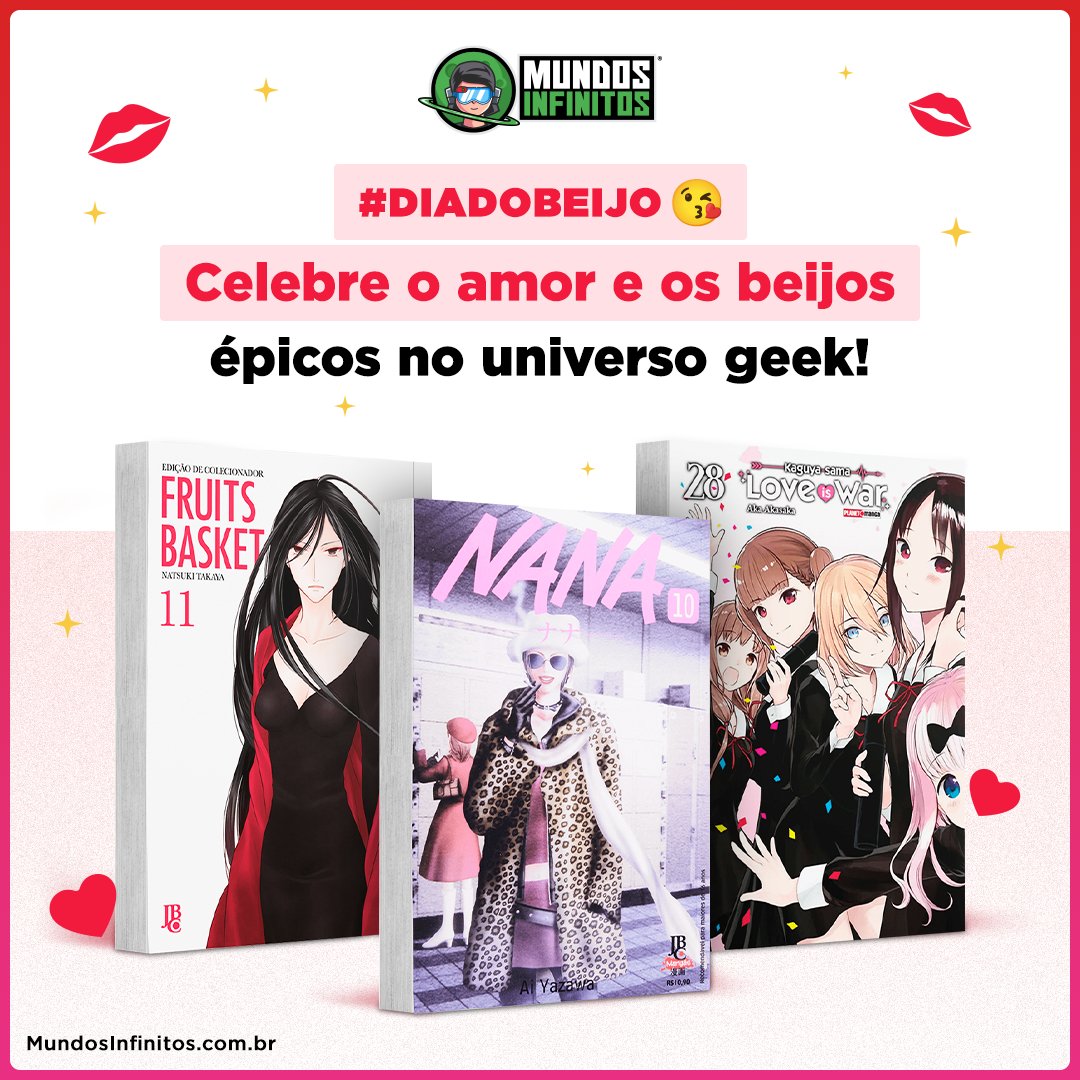 M_InfinitosBR's tweet photo. Aproveite para relembrar os momentos marcantes, compartilhar seus favoritos e espalhar o amor! 😘

#diadobeijo #diadobj #DiaDoBeijoGeek #mundosinfinitos #geek #comics #mangas #hqs #marvel #dccomics #panini #jbc #pipocaenanquim #mythoseditora #brasaeditora https://t.co/DwIUAX4yuE