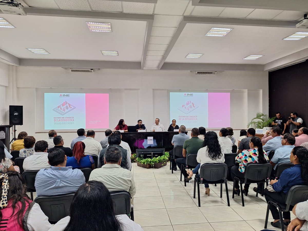 Junta_QR's tweet photo. #INEQROO realiza la Presentación del Sistema de Estadística de las Elecciones y “Estudio muestral sobre la participación ciudadana en las elecciones federales 2021" https://t.co/Ew21MSKfC2