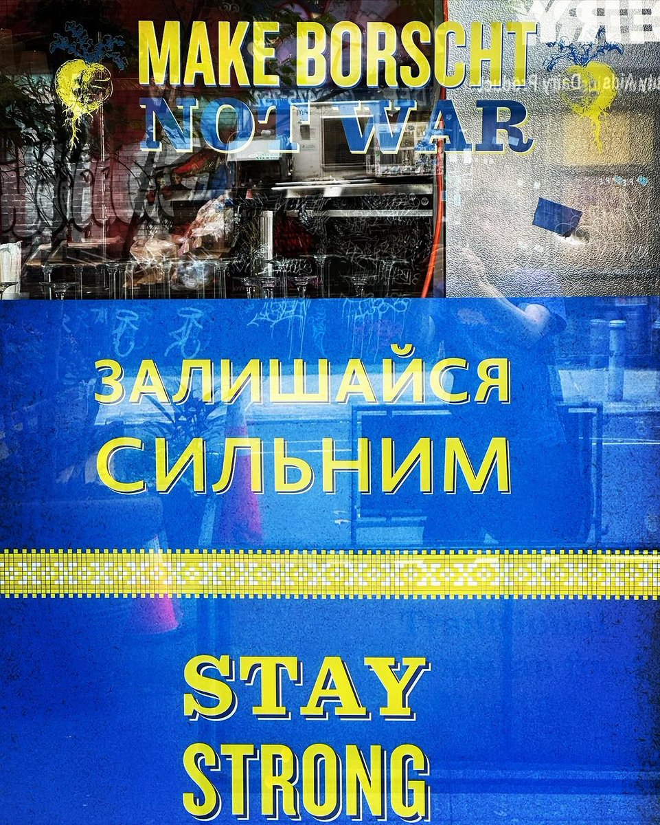 veselkanyc's tweet photo. #repost @gregmg451
Nowhere in the US speaks so strongly about their support for Ukraine or for pierogi than this spot in the East Village of NYC … @veselkanyc
#veselkanyc #eastvillagenyc #littleukraine #newforkcity #nyceeeeeats #forkyeah #nyceeeeeats #standwithukraine 🇺🇦 https://t.co/bKltj7BRJh
