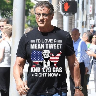 Happy Birthday to Sylvester Stallone who still looks good in the best 👇 T-shirt ever made