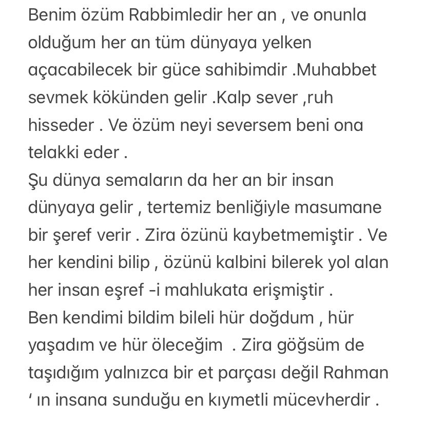 İnsanın özü nedir ?