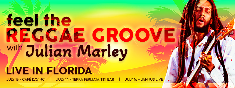 reggaenightsliv's tweet photo. Feel the Reggae Groove with Julian Marley's Florida Set #Florida #Reggae #LiveMusic #CafeDavinci #JannusLive
https://t.co/dOHvlXXoaH https://t.co/kil5KA176p