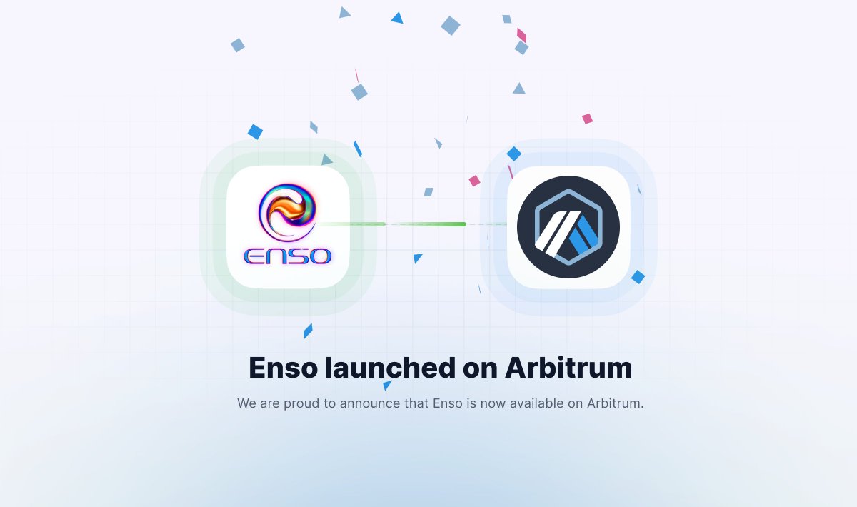Enso is now launched on <a href="/arbitrum/">Arbitrum</a> !

Access, manage, and bundle DeFi primitives on enso.finance

Already 80+ Smart Wallets have been deployed by our users pre-announcement 🚀