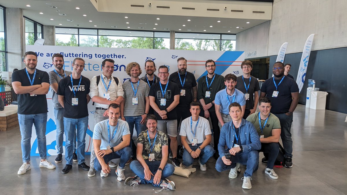 FlutterNL's tweet photo. The first ever @FlutterconEU (@ Berlin) Awesome 3 day conference, still in progress. We had a nice gathering of our Flutter Netherlands friends π see y'all again next time?!
#fluttercon #ftcon23 #FlutterNL #FlutterNetherlands #community https://t.co/X2eQ2IhWm6